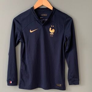 ⚽️ Youth Large France National Team 2022/23 Stadium Home Jersey Nike